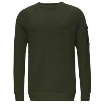 Regular Fit Strickpullover mit Raglanärmeln und Strukturmix
