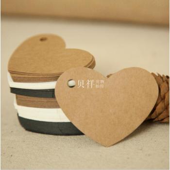 100 PCS Brown Kraft Paper Wedding Hang Tags