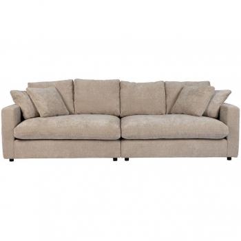 Zuiver 3‑personers Soffa Sense – Polyestermjölk i ny beige