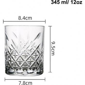 Carved Pattern Shot Glasses