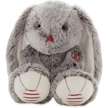 Kaloo Grand Peluche Lapin Gris Rouge