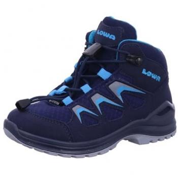 Lowa Innox EVO GTX QC JR Kinder Wanderschuhe navy/türkis Größe 29