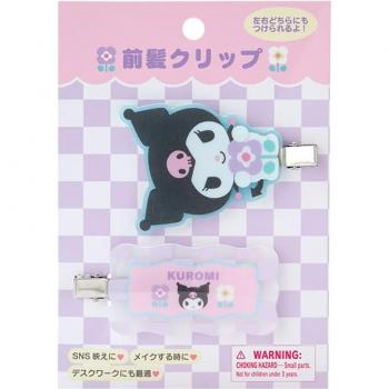 Sanrio Kuromi Character Hair Clip (1cm)