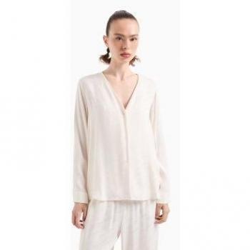 Armani Exchange Feminine Long Sleeve Natural Cotton Shirt