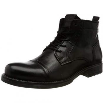 Botas de hombre Jack & Jones JFWRUSSEL en piel antracita