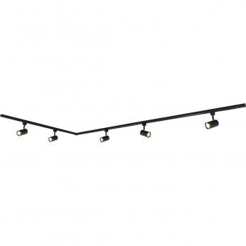 Jorell sistema di binari a 1 luce a 5 luci nero