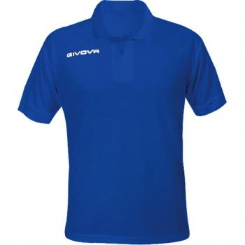 Givova MA005-0002 Herren Polo-Shirt Blau