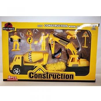 Kit di Costruzione con Veicoli Cantiere Kidz Corner