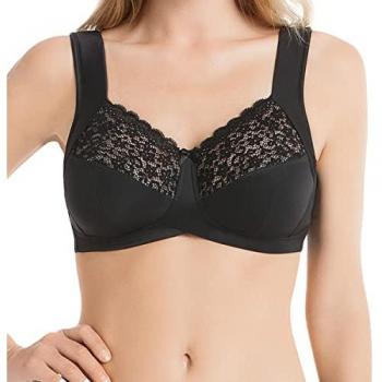 Anita Black Havanna Wire-Free Support Bra – 46C