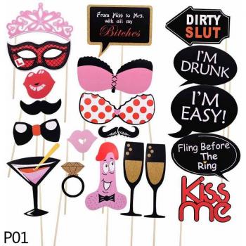 Flamingo Photobooth Props
