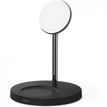 Cargador inalámbrico Belkin con soporte para móviles