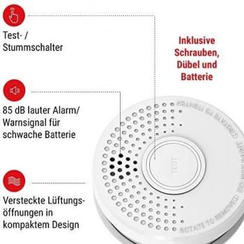 OneConcept SHD Detector DOF39 con Aviso Sonoro 85 dB