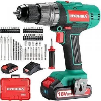 Taladro Inalámbrico HYCHIKA 18V con Mango Auxiliar