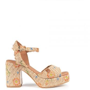 Sandali Zeppa Marsella Fiori Multicolor EU 39