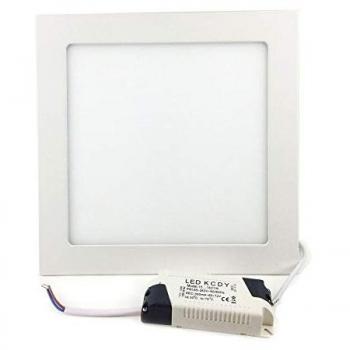 Faretto Incasso LED 6W Quadrato Luce Fredda e Calda Bianco Naturale