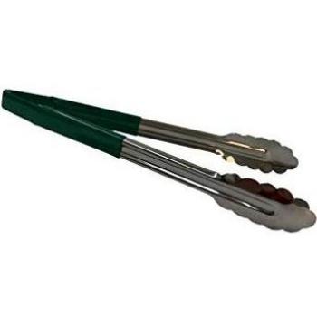 MultiServe Green 12” Stainless Tongs