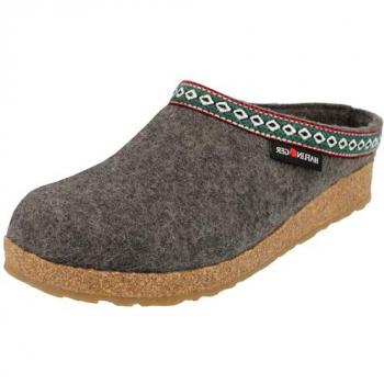 Haflinger Hausschuhe Grizzly Franzl Unisex Grau
