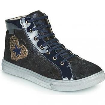 Girls’ Blue GBB Marta High‑Top Athletic Shoes