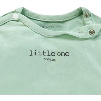 Noppies Unisex Baby Langarm-Tee Hester, Grau Mint, 62 EU