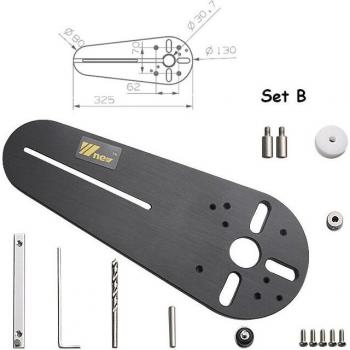 Woodworking Circle Cutting Jig for Bosch Makita RT0700C Electric Trimmer