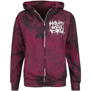 Heaven Shall Burn Red Zip-Up Hoodie for Women