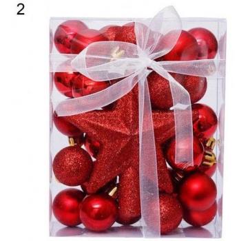 Boule d'arbre de Noël décorative incassable
