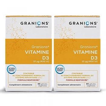 Granions Vitamine D3 2x60 Gélules (variation de la première option avec une majuscule à Gélules)
