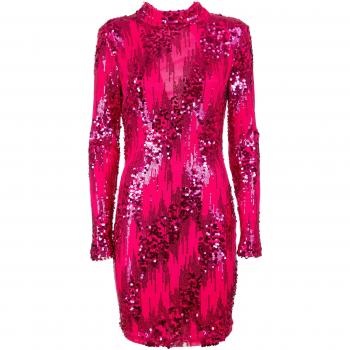 Mini Dress Slim Sequinado