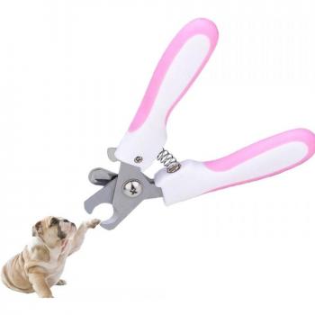 Cortador de uñas de acero inoxidable para mascotas