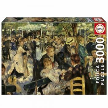 Educa “Moulin de la Galette” 3‑K Puzzle (120 × 85 cm)