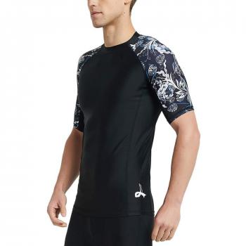 LAFROI Men's Short Sleeve UV Protection Baselayer Rash Guard