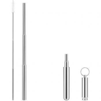 Reusable Metal Straw Set