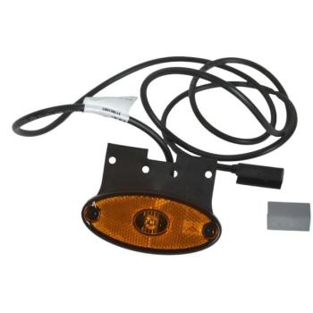 Aspock 2‑LED Flatpoint Oranje 24V inhouder