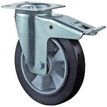 Roulette pivotante 180 mm capacité 300 kg