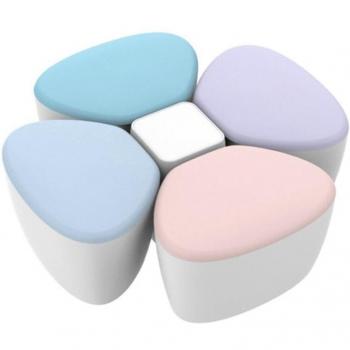 Caja dispensadora de leche en polvo para bebé, contenedor portátil de PP con diseño floral