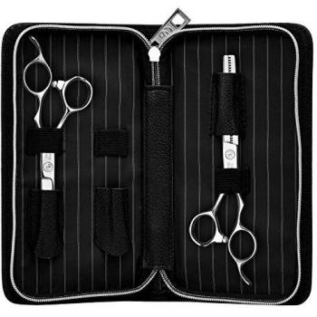 OLIVIA GARDEN SilkCut PRO 5,75'' Haarschere Set für Rechtshänder (2 tlg., silber)