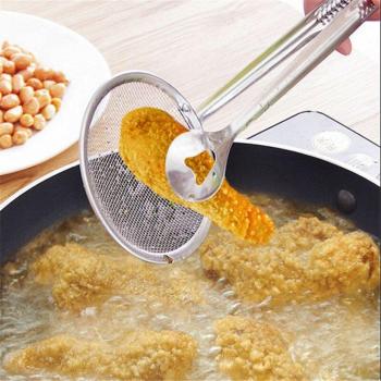 Cuillère à Huile pour Friture avec Brosse BBQ – Acier Inoxydable 1 pièce