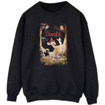 Sweatshirt Bambi noir femme