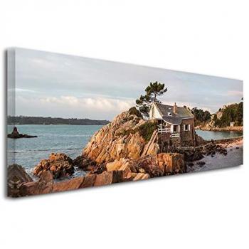 Tableau d'Art Paysager Maison Île