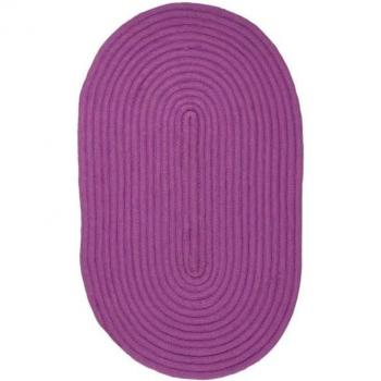 Tapis cordage coton violet 50x80