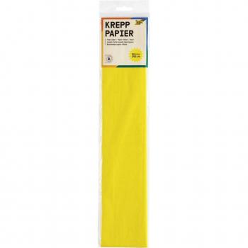 Krepppapier Folia 10-lagig gelb 250x50cm