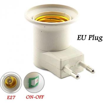 E27 Lamp Holder with Power Switch