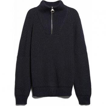 Armedangels Strickpullover mit kurzem Reißverschluss KAALVES, Größe M