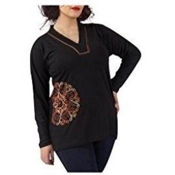 Aller Simplement Túnica Multicolor Plus Size TUP4000 3X