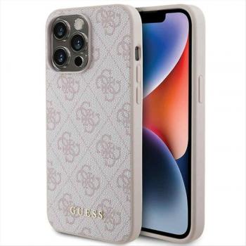 Étui Guess iPhone 15 Pro Max 6.7 en métal doré 4G
