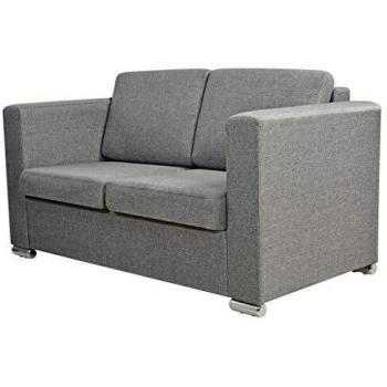Silver Mist Fabric Sofa