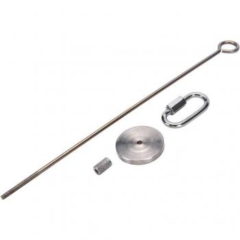 Pincho de acero para cacatúas y frutas