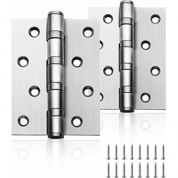 Cerniera per Porte 4 (Argento) 100 mm – Cyslmuk