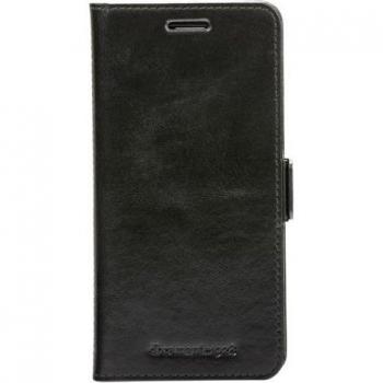 Étui folio en cuir noir pour Huawei Mate 20 Pro