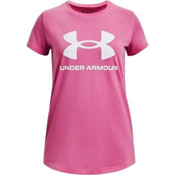UA Performance T-Shirt mit Sportstyle Print, kurzärmelig